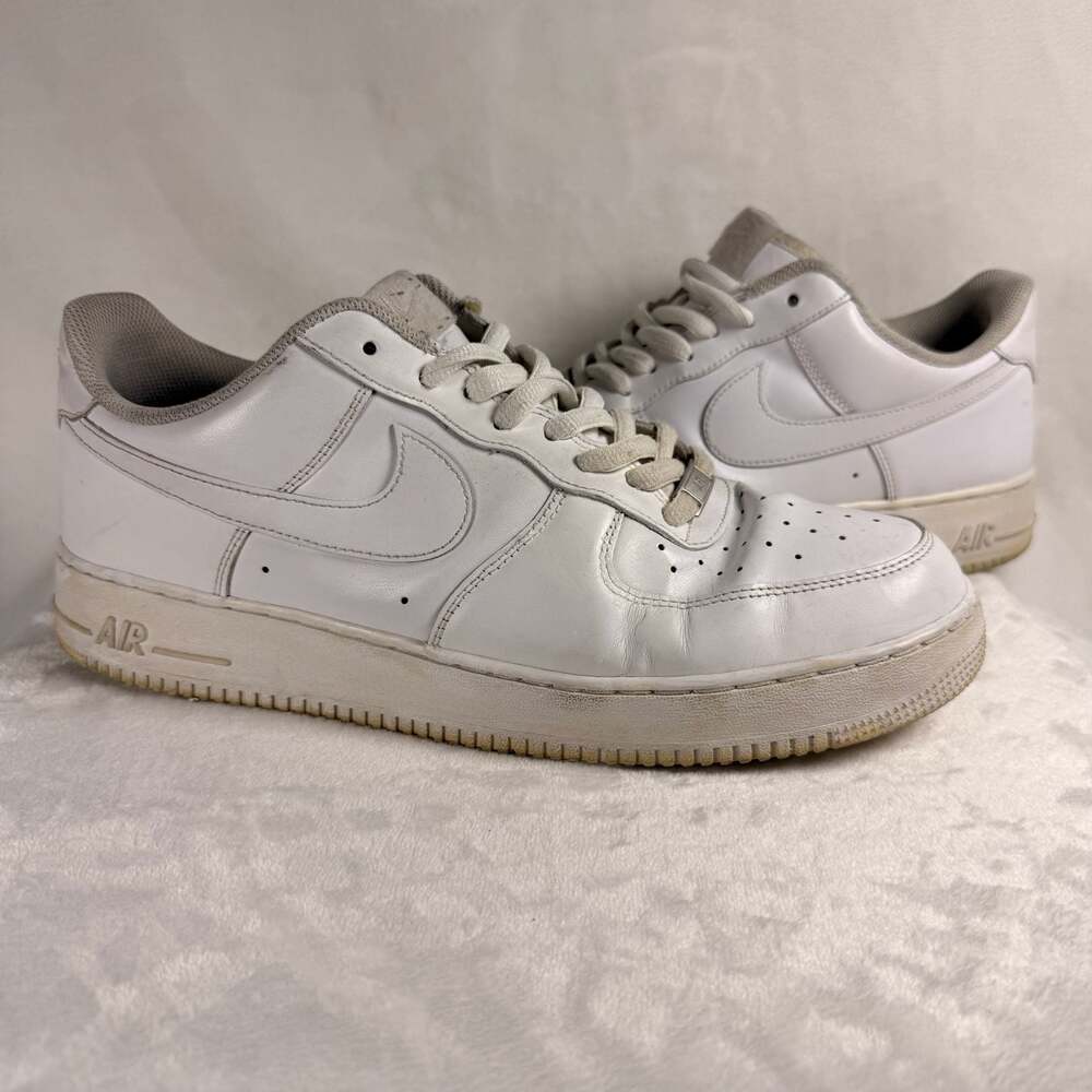 Size 13 Nike Air Force 1 '07 Low Triple White Men's Sneakers
